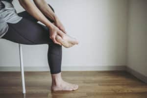 Female heel pain
